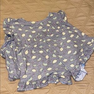 Matching ruffle Pajama set